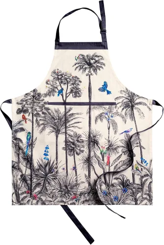 Vista 96 de Maison d' Hermine Delantales para mujer con bolsillo, 100% algodón (27.50 x 31.50 pulgadas)