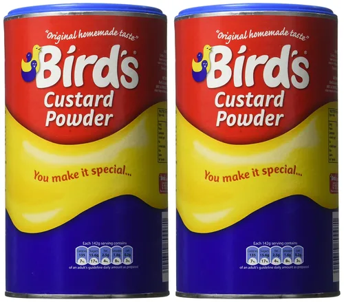 Vista 3 de Bird's Crema en polvo con sabor a vainilla 21.16 oz (paquete de 2)