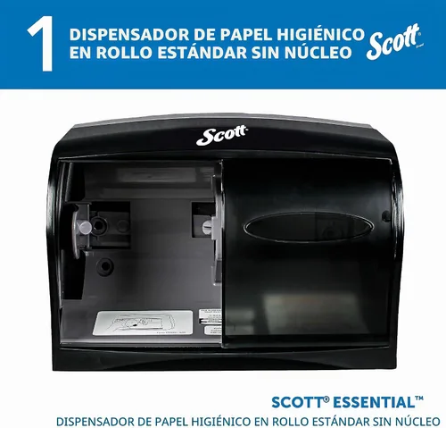 Vista 2 de Scott Professional Dispensador de papel higiénico de rollo estándar sin