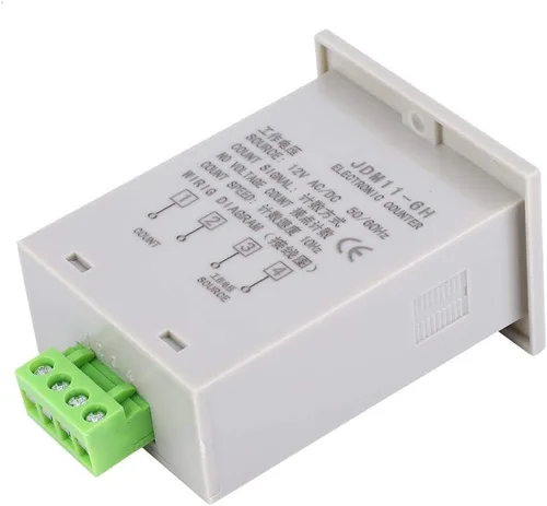 Vista 8 de Contador electrónico, JDM11-6H sin contador de voltaje, 6 dígitos electrónico LED Digital Display Counter Relay (CA/DC12V)