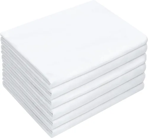 Vista 47 de Coddsmz Paquete de 6 fundas de almohada decorativas 100% algodón, fundas de cojín cuadradas de Navidad sólidas para el hogar, cama, sofá, día