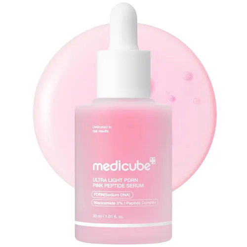 Vista 11 de medicube PDRN Pink Peptide Serum, Suero de brillo rosa, Péptido, Niacinamida, Hidratante y humectante y reafirmante, Tono de piel desigual, Cuidado