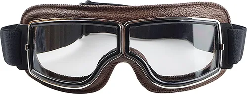 Vista 8 de Gafas de Motocicleta Vintage Antiarañazos Gafas de Scooter Esquí para Hombres Mujeres Adultos