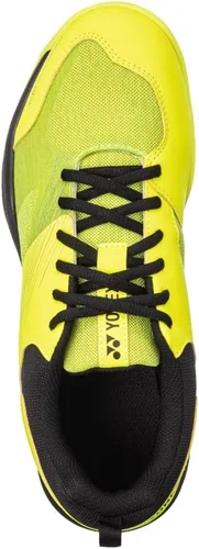 Vista 5 de YONEX Power Cushion 37 - Zapato de cancha interior (amarillo brillante) (10.5), Amarillo claro