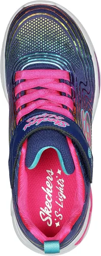 Vista 3 de Skechers Tenis unisex con rayos ondulados para niños
