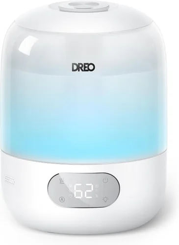 Vista 9 de DREO Humidificadores para dormitorio, 3L de llenado superior 30H y 26dB Tiempo de funcionamiento silencioso para habitaciones grandes, humidificador