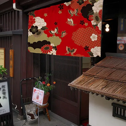 Vista 15 de Konsilsa Cortina japonesa Noren, letrero de restaurante japonés de sushi, decoración de puerta, cortina para restaurante, sushi, decoración