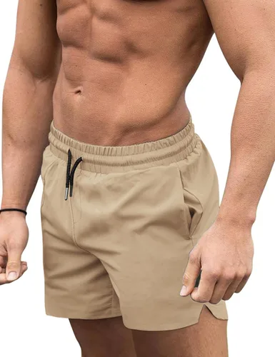 Vista 39 de COOFANDY Men's Swim Trunks Quick Dry Board Shorts Swimwear Bathing Suit Un negro