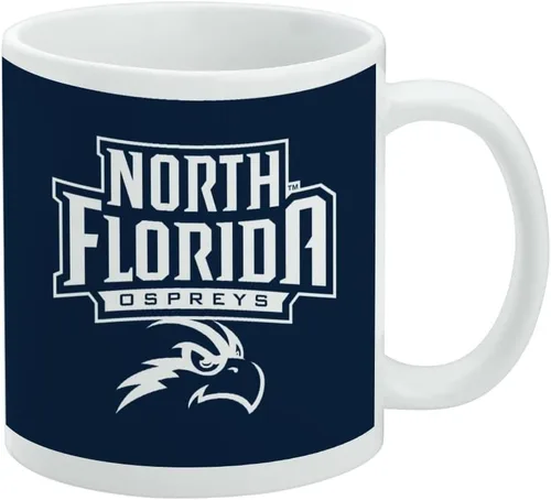 Vista 198 de Taza de cerámica con el logotipo principal de la Universidad Rider, taza de regalo novedosa para café, té y bebidas calientes, 11oz, blanca