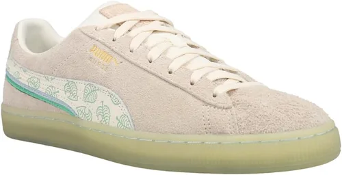 Vista 2 de PUMA Mens Acnh X Suede Lace Up Sneakers Shoes Casual - Off White