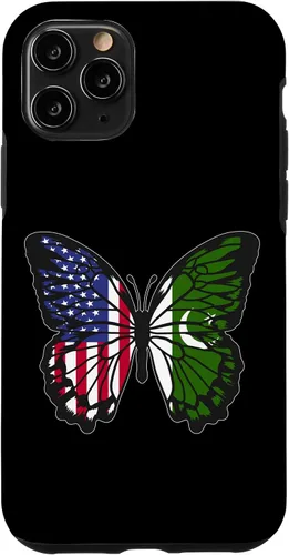 Vista 29 de Pakistani Roots USA Pakistan Mix Butterfly Pakistan Heritage Case for iPhone 17