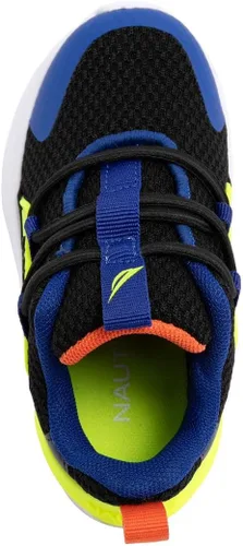Vista 4 de Nautica Tenis deportivos para niños y niñas, tenis ligeros para correr, para niños pequeños, niños pequeños y grandes
