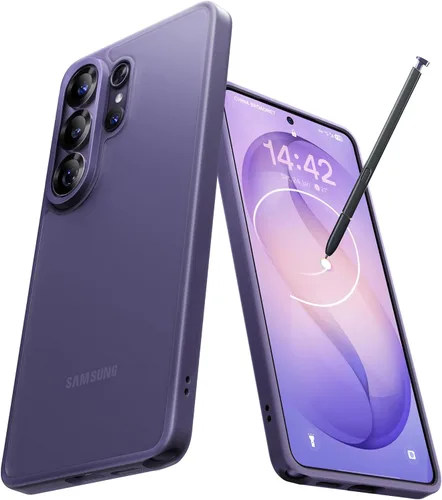 Vista 9 de CASEKOO - Carcasa para Samsung Galaxy S26 Ultra de 6.9" violeta Camera Guard, 16FT Military Protection, Anti-Fingerprint, Slim Matte Translucent