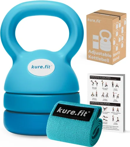 Vista 9 de Pesa rusa ajustable 5 lb - 12 lb Juego de pesas rusas para gimnasio en casa Entrenamientos de cuerpo completo, entrenamiento de fuerza