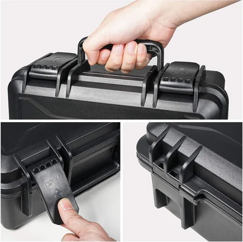Vista 5 de SARLAR Hard Carrying Case for Oculus Quest 2 Official Elite Strap Safe and Portable Protection, Travel Case Storage VR Gaming Headset and Touch