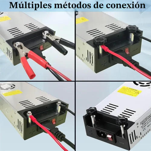 Vista 5 de DC 12V 50A 600W Fuente de alimentación 110V AC a 12V DC