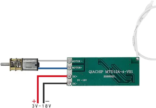 Vista 2 de Interruptor del módulo del controlador de la impulsión de 12V DC hacia adelante y hacia atrás 2A, DC 3V ~ 16V 433Mhz RF inalámbrico remoto eléctrico
