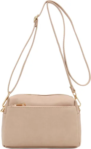 Vista 30 de FashionPuzzle Triple Zip Small Crossbody Bag