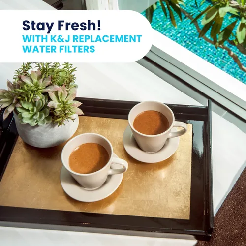 Vista 9 de Filtros de agua de K&J compatibles con Keurig, paquete de 12, ajuste universal (no Cuisinart), filtros compatibles con Keurig, filtros de agua
