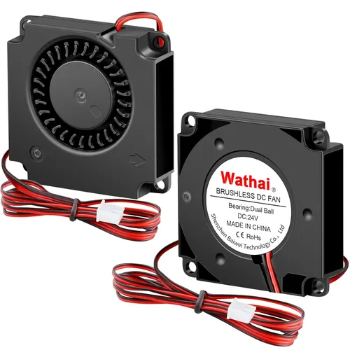 Vista 7 de 2Packs Wathai DC 4010 5V Small Blower Cooling Fan 2 Pin DC 40mm x 10mm