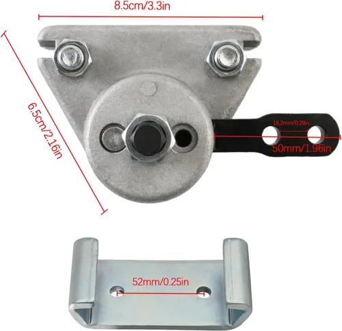 Vista 6 de PACEWALKER Pinza de Freno Mecánico para Go Kart y Soporte con Pastillas para Manco 9598 9597 Yerf-Dog, Carter, ASW, Bristers, Airheart MB-1 Predator