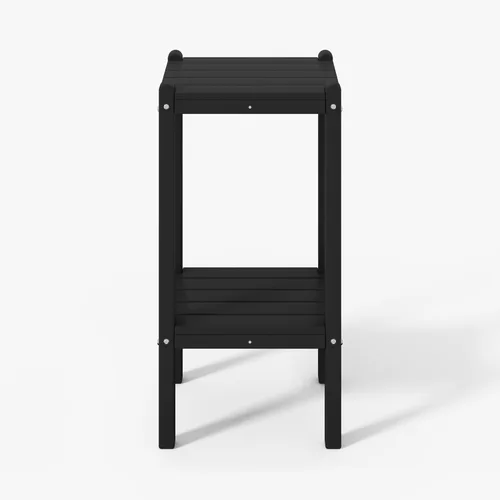 Vista 56 de WestinTrends Malibu - Mesa auxiliar cuadrada para exterior para silla Adirondack, teca