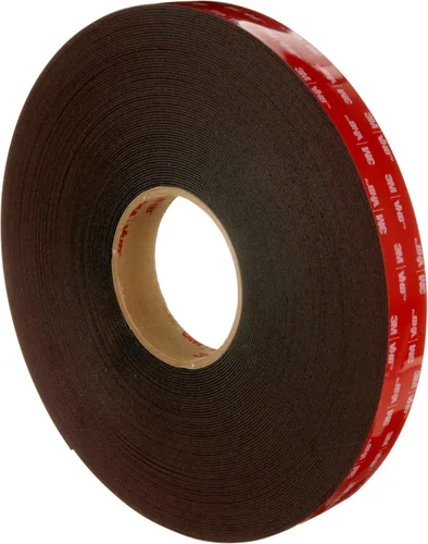 Vista 11 de Cinta 5952 3 M VHB (múltiples tamaños), Negro, 1 Cinta de montaje industrial resistente de 45 mil
