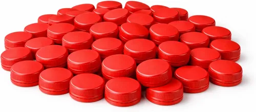 Vista 10 de Paquete de 25 tapas negras para botellas de 1.5 pulgadas, tapas de repuesto de plástico para botellas de 1.496 in, tapas de repuesto de plástico
