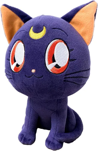 Vista 2 de Great Eastern Entertainment Sailor Moon S - Luna (gato) Peluche de 8 pulgadas de alto