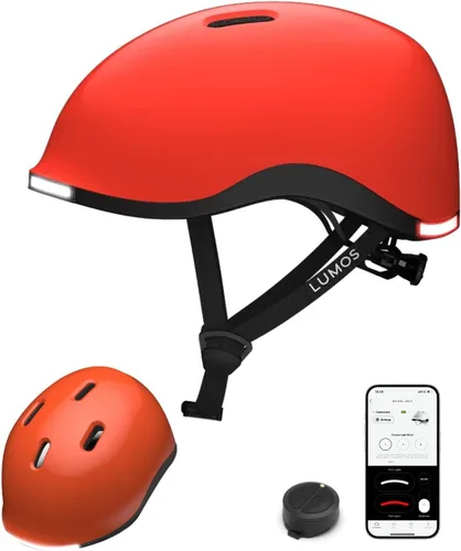 Vista 16 de Lumos Nyxel Smart Bike Helmet, Customizable Front and Back LED Lights with Turn Signals, 360° Visibility App Controlled Comfortable & Lightweight