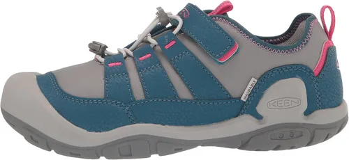 Vista 8 de KEEN Tenis cómodos unisex para niños, Steel GreySafety Orange
