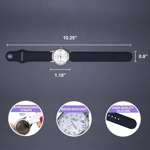 Vista 5 de 7DAYWEAR Reloj analógico de silicona