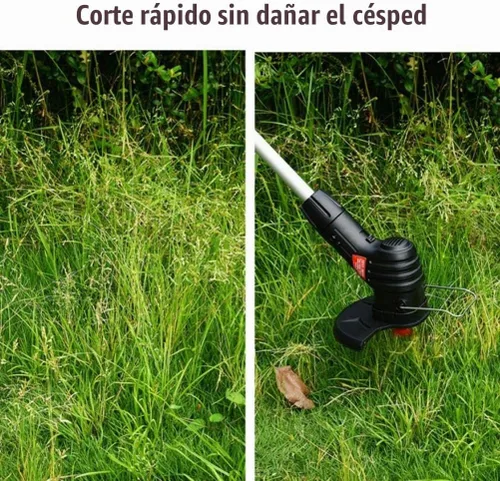 Vista 4 de Wacker - Herramienta eléctrica de jardín inalámbrica sin cuerdas, recortadora de césped inalámbrica, recargable, recortadora de césped con 20 Carga