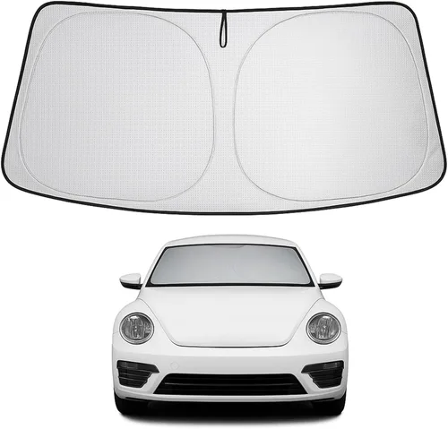 Vista 29 de Proadsy Parasol para parabrisas Rivian R1S 2022-2025 2026 de 4 capas plegable, protector de parasol frontal que bloquea los rayos UV, mantiene
