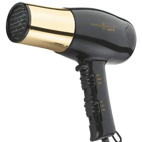Vista 9 de GOLD N HOT 1875 WATT Euro Secador de tamaño completo con barril de oro rosa