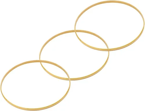 Vista 4 de My Daily Styles - Brazalete apilable para mujer, acero inoxidable, tres pulseras