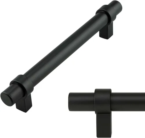 Vista 21 de Modket Paquete de 1 manija estilo barra europea de oro cepillado para gabinete de acero inoxidable 304 de 2 pulgadas