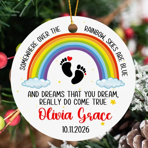 Vista 21 de Adorno de Navidad para bebé de avión, adorno personalizado para bebé niña niño Navidad 2026, regalo para papá recién nacido, mamá recién nacida