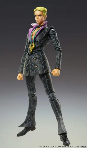 Vista 2 de MediCos JoJo's Bizarre Adventure Part 2: Chozo Kado Prosciutto - Figura de estatua de acción, multicolor, 6 pulgadas