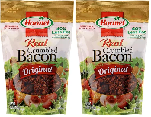 Vista 2 de Hormel Tocino desmenuzado real de primera calidad, bolsa de 20 onzas