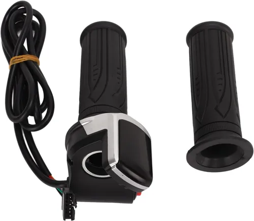 Vista 2 de Ebike Grips, manillar de bicicleta, empuñaduras de manillar de bicicleta, empuñadura de acelerador E Scooters, cómodo, impermeable, ajustable
