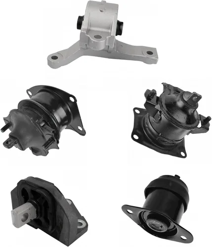 Vista 129 de TRQ Kit de montaje de motor de transmisión de motor de 5 piezas compatible con Ford Five Hundred Montego 6sp Auto AT 2005 - 2007