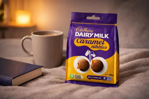 Vista 6 de Cadbury Bocadillos de caramelo de leche láctea, 3.53 oz, paquete de 6