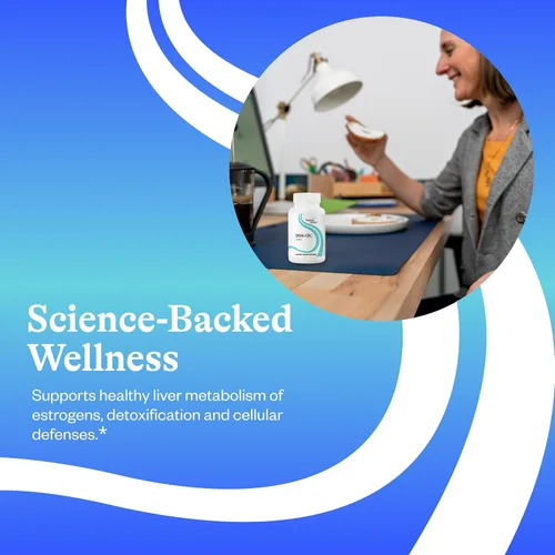 Vista 4 de Seeking Health DIM e I3C - Apoya el metabolismo hepático saludable de estrógeno - Fórmula con DIM e I3C para apoyar una respuesta celular saludable