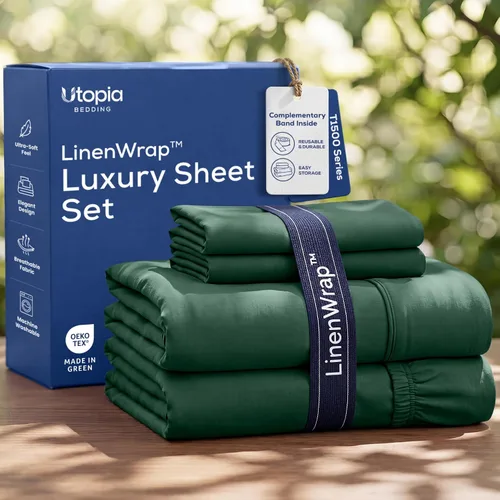 Vista 18 de Utopia Bedding - Juego de sábanas, tamaño individual, microfibra cepillada, suaves, esquinas profundas, incluye 1 encimera, 1 bajera y 1 fundas