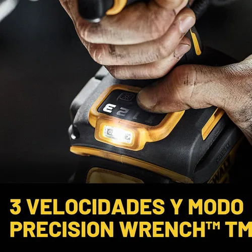 Vista 9 de DEWALT Kit de llave de impacto inalámbrica de 1/2 pulgada MAX XR de 20 V con yunque de anillo de retención rápida, batería y cargador incluidos