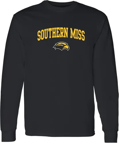 Vista 76 de NCAA oficial de College – University Team Color Arco Logo Manga Larga Air Force Academy Falcons Royal