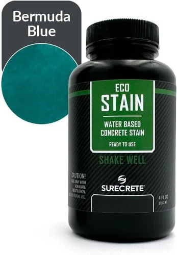 Vista 8 de Surecrete Eco Stain - Tinte a base de agua para hormigón, probador de 4 onzas, nogal