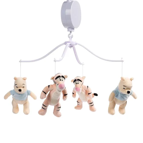 Vista 9 de Lambs & Ivy Disney Baby Minnie Mouse Love Pink Musical Móvil para cuna de bebé
