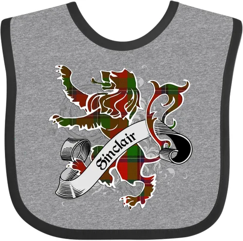 Vista 5 de inktastic Sinclair Tartan Lion Baby Bib